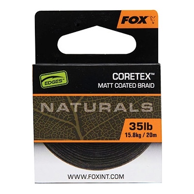Fox návazcová šňůra naturals coretex x 20m 20lb 9,1kg