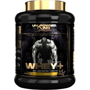 UnKrowned King Whey+ Protein | with Whey Concentrate, Egg Protein & Creatine [2000 грама] Банан