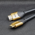 Qoltec 50357 HDMI v2.1 кабел Ултра висока скорост 8K | 60Hz | 26AWG (50357)