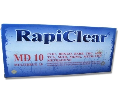 RapiClear MD 10 IVD test drogový