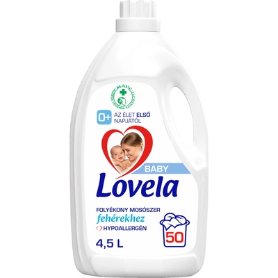 Lovela Baby Хипоалергенен Течен Препарат за пране на бели дрехи 4, 5L - 50 пранета (5999109520760)