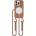 Tech-Protect Калъф Tech-Protect MagNecklace MagSafe за iPhone 14 Pro - кафяв (5906302370535)