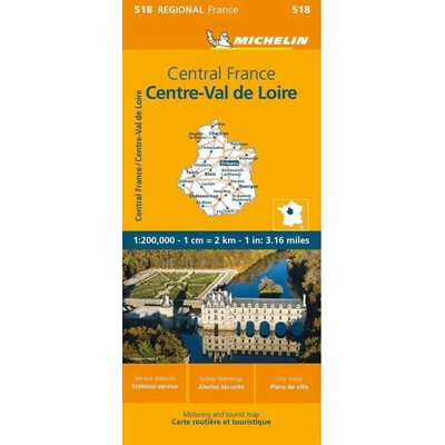 Centre - Michelin Regional Map 518