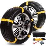Carmart Пластмасови вериги за сняг pvc за 14", 15", 16", 17", 18" - 10бр. за две гуми