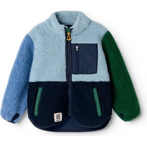LIEWOOD Детско поларено яке LIEWOOD Kid's Nolan Pile Jacket Fleece jacket - Classic Navy Multi Mix - размер 86 (EU) (703-6690-0812)