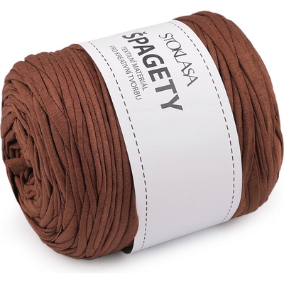 Prima-obchod Špagety / příze 550 g, barva 48 hnědá různé odstíny
