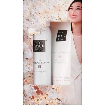 Rituals The Ritual Of Sakura Tělový krém 70ml + Pěna 50ml