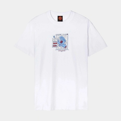 Santa Cruz Artificial Hand Front T-Shirt White