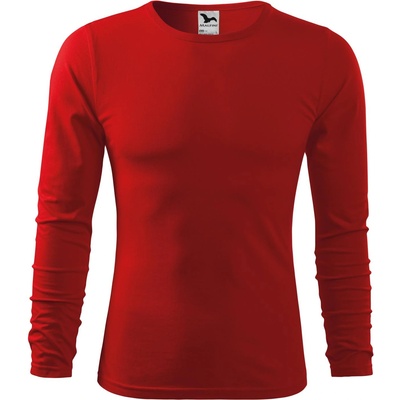 MALFINI Malfini fit-t long sleeve 119 / Мъжка тениска с дълъг ръкав - червена l (1190715)