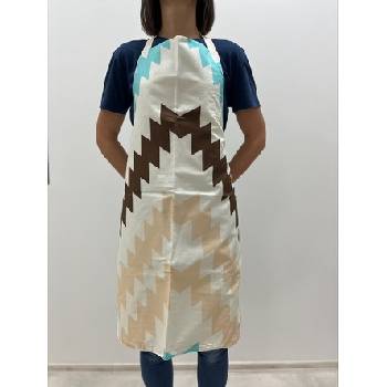 B.E.S. Petrovice Kuchyňská zástěra vzor Diagram v bavlně