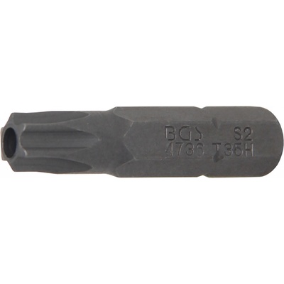 Bit BGS šestihran 6,3 mm 1/4" T profil pro Torx s otvorem T35