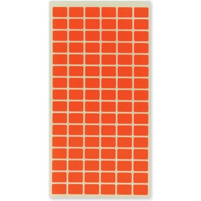 Spree Етикети 12/18 мм, 96 бр. на лист, 10 л. , червен (3800884121979)
