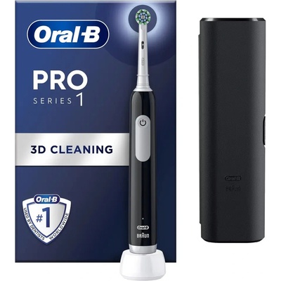 Oral-B Електрическа четка за зъби Oral B PRO 1 BLACK + TC 6/8/6 (8001090914415)