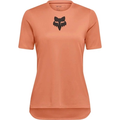FOX Womens Ranger Fox Head Short Sleeve Jersey salmon pink