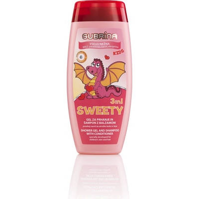 Subrina Kids Sweety 3v1 sprchový gél a šampón s kondicionérom 250 ml