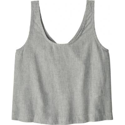 Patagonia Дамски топ Patagonia Women's Garden Island Top - Solstice Stripe: Smolder Blue (916-6165-0212)