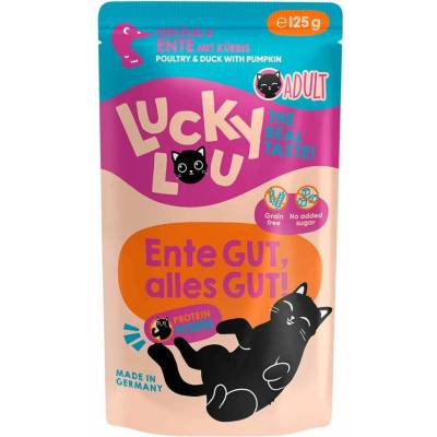 Lucky Lou Lifestage Adult drůbež a kachna 16 × 125 g
