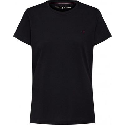 Tommy Hilfiger dámské Bavlněné tričko s krátkým rukávem černé