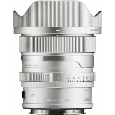 SIGMA 20 mm f/2 DG Contemporary pre L-mount strieborný