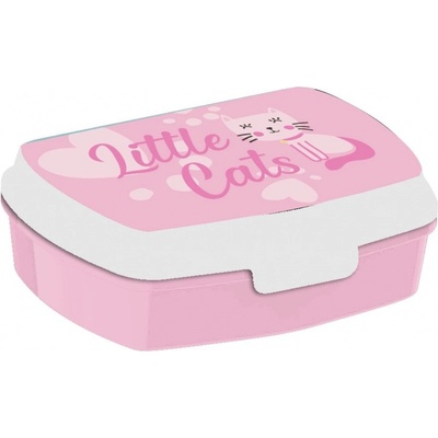 EUROSWAN Box na svačinu Kočičky Plast, 16x12x5 cm
