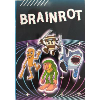 GIM S.A. Linkovaný sešit BRAINROT Sahur B5