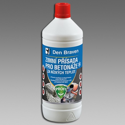Den Braven Zimní přísada pro betonáže za nízkých teplot 5 litrů nažloutlá