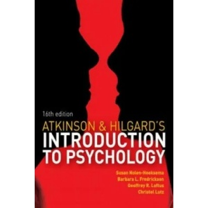 Atkinson and Hilgard's Introduction to Psychology | Susan Nolen-Hoeksema (ISBN: 9781408044100)