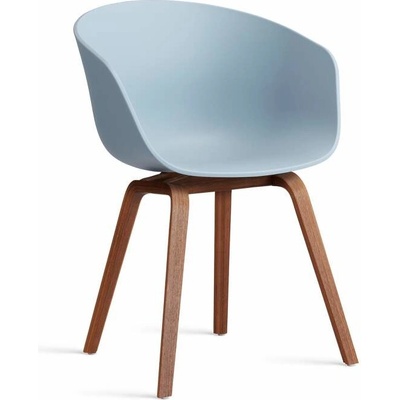 Hay AAC 22 Lacquered Walnut Veneer / slate blue