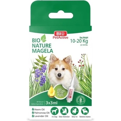 Bio PetActive Bio Nature Magela Dog 10-20кг репелентни пипети - кг
