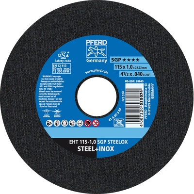 Pferd Rezný kotúč 115 x 1,0 x 22,23 mm 4007220538074