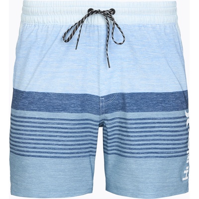 Hurley Мъжки плажни шорти Hurley Epic Ombre Volley Swim Short blue/white