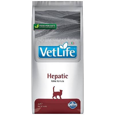 Vet Life Natural Diet Cat Hepatic - за поддържане функцията на черния дроб в случай на хронична чернодробна недостатъчност 2kg