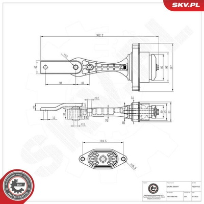 Zavěšení motoru ESEN SKV 75SKV103
