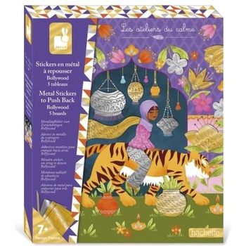 Janod Atelier Maxi Креативен комплект Картини с металическа хартия Боливуд