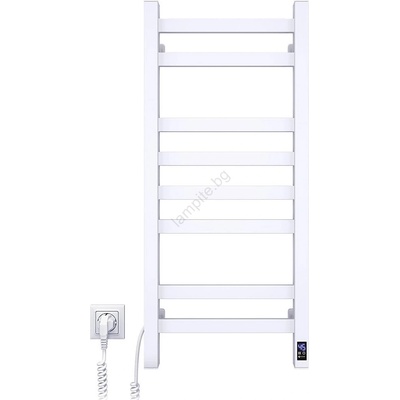 Navin Електрическа сушилня за кърпи с термостат AVANGARD 105 W 80x36 см бяла лява (NV0019)