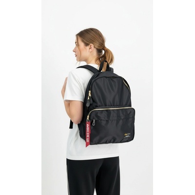 Alpha Industries Crew Backpack black 18 l
