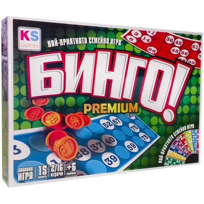 KS GAMES Бинго Премиум - Настолна игра за деца 6+