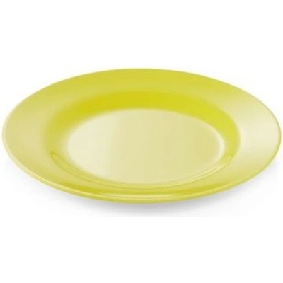 Mělký talíř ze žlutého melaminu 20 cm 100026922