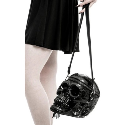 Killstar taška kabelka Grave Digger Skull Black K-BAG-U-2128