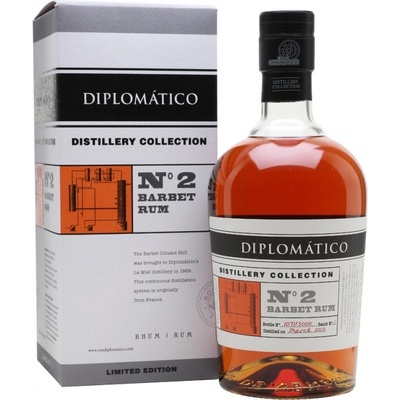 Diplomatico No. 2 Barbet Rum Distillery Collection LE 2013 4y 47% 0,7 l (holá láhev)