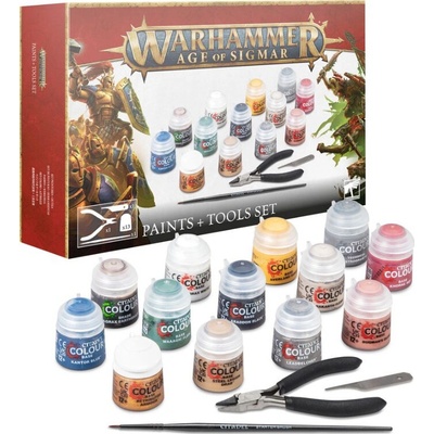 GW Age of Sigmar Paints & Tools Set