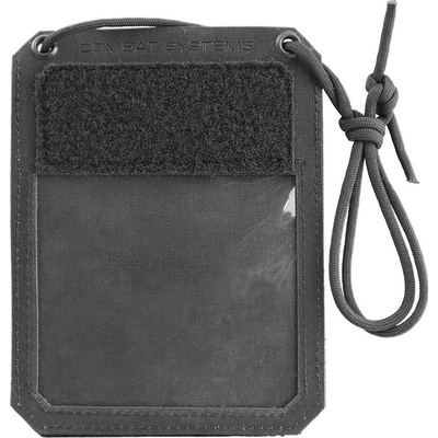 Combat Systems na doklady Badge Holder Čierna