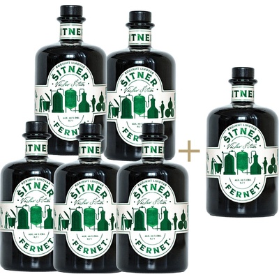 Šitner fernet 40% 6 x 0,7 l (holá láhev)