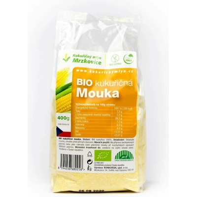 Kukuřičný mlýn BIO kukuřičná mouka hladká 400 g