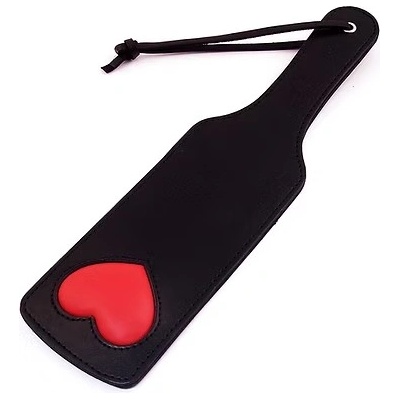 ostatní ROUGE Leather Paddle with Padded Heart