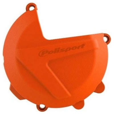 POLISPORT kryt spojkového víka KTM XCF/SXF 250/350 16-19, EXC-F/XCFW 250/350 17-19, HUSQVARNA FE 250/350 19 oranžová