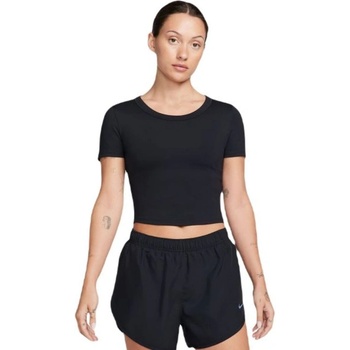 Nike Дамска тениска Nike One Fitted Dri-Fit Short Sleeve Top - Черен