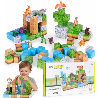 MULTISTORE Magnetická stavebnica 114ks