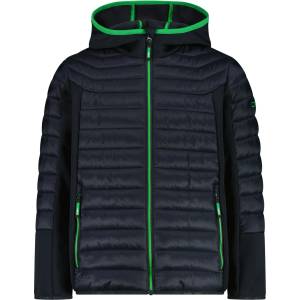 CMP Детско синтетично яке CMP Kid's Jacket Hybrid Fix Hood 35Z3214 Hybrid jacket - Antracite / Deep Mint - размер 104 (EU) (703-5617-0112)