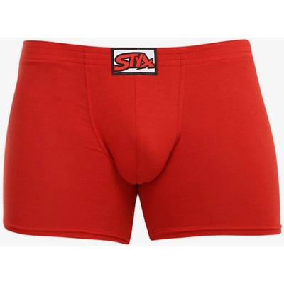 Styx boxerky long klasická guma červené F1064